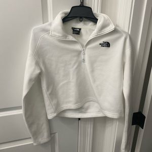 North Face Crop Sweater. Size M. White